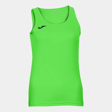 JOMA Camiseta Sin Mangas Mujer Diana Verde Flúor 3 JOMA Camiseta Sin Mangas Mujer Diana Verde Flúor