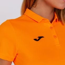 JOMA Polo Manga Corta Mujer Hobby Naranja Flúor -Deportiva Ropa Tienda 900247.050 3