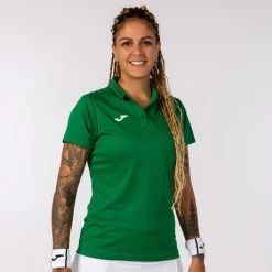 JOMA Polo Manga Corta Mujer Hobby Verde -Deportiva Ropa Tienda 900247.450 2