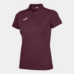 JOMA Polo Manga Corta Mujer Hobby Burdeos