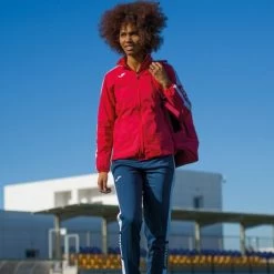 JOMA Chubasquero Mujer Championship IV Rojo Blanco -Deportiva Ropa Tienda 900382.602 3