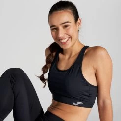 JOMA Top Mujer Electra Negro -Deportiva Ropa Tienda 900926.100 3