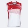 JOMA Camiseta Sin Mangas Mujer Supernova II Blanco Rojo -Deportiva Ropa Tienda 901126.206 1