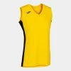 JOMA Camiseta Sin Mangas Mujer Cancha III Amarillo Negro -Deportiva Ropa Tienda 901129.901 1