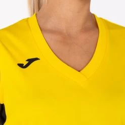 JOMA Camiseta Sin Mangas Mujer Cancha III Amarillo Negro -Deportiva Ropa Tienda 901129.901 3