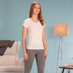 JOMA Camiseta Manga Corta Mujer Verona Beige -Deportiva Ropa Tienda 901137.001 3