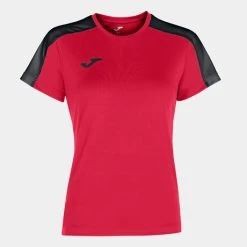 JOMA Camiseta Manga Corta Mujer Academy III Rojo Negro
