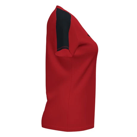 JOMA Camiseta Manga Corta Mujer Academy III Rojo Negro 4 JOMA Camiseta Manga Corta Mujer Academy III Rojo Negro - Imagen 2