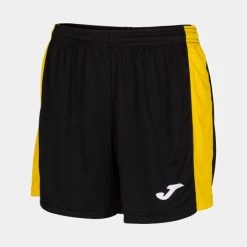 JOMA Short Mujer Maxi Negro Amarillo