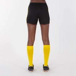 JOMA Short Mujer Maxi Negro Amarillo -Deportiva Ropa Tienda 901142.109 3