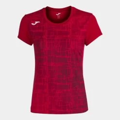 JOMA Camiseta Manga Corta Mujer Elite VIII Rojo