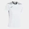 JOMA Camiseta Manga Corta Mujer Championship VI Blanco Gris -Deportiva Ropa Tienda 901265.211 1