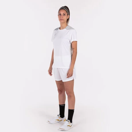 JOMA Camiseta Manga Corta Mujer Championship VI Blanco Gris 6 JOMA Camiseta Manga Corta Mujer Championship VI Blanco Gris - Imagen 4