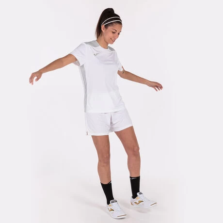 JOMA Camiseta Manga Corta Mujer Championship VI Blanco Gris 9 JOMA Camiseta Manga Corta Mujer Championship VI Blanco Gris - Imagen 7