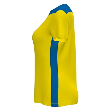 JOMA Camiseta Manga Corta Mujer Championship VI Amarillo Royal 4 JOMA Camiseta Manga Corta Mujer Championship VI Amarillo Royal - Imagen 2
