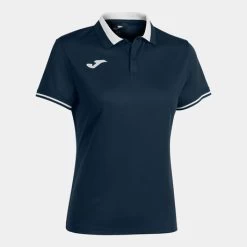 JOMA Polo Manga Corta Mujer Championship VI Marino Blanco