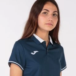 JOMA Polo Manga Corta Mujer Championship VI Marino Blanco -Deportiva Ropa Tienda 901272.332 4