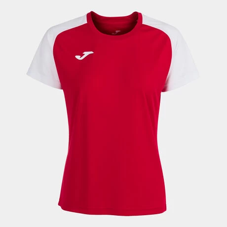 JOMA Camiseta Manga Corta Mujer Academy IV Rojo Blanco 3 JOMA Camiseta Manga Corta Mujer Academy IV Rojo Blanco