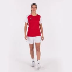 JOMA Camiseta Manga Corta Mujer Academy IV Rojo Blanco 16 JOMA Camiseta Manga Corta Mujer Academy IV Rojo Blanco -Deportiva Ropa Tienda 901335.602 6