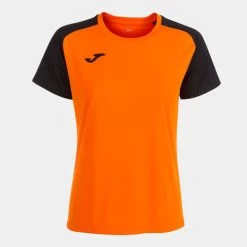JOMA Camiseta Manga Corta Mujer Academy IV Naranja Negro