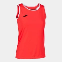 JOMA Camiseta Tirantes Mujer Break Coral Flúor