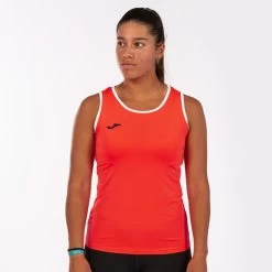 JOMA Camiseta Tirantes Mujer Break Coral Flúor -Deportiva Ropa Tienda 901388.040 3