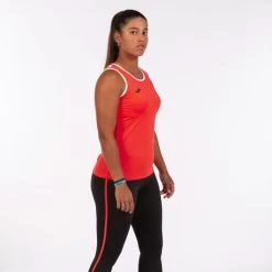 JOMA Camiseta Tirantes Mujer Break Coral Flúor -Deportiva Ropa Tienda 901388.040 6