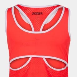 JOMA Camiseta Tirantes Mujer Break Coral Flúor -Deportiva Ropa Tienda 901388.040 9