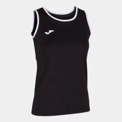 JOMA Camiseta Tirantes Mujer Break Negro Blanco