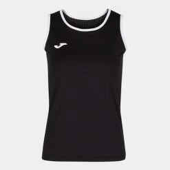 JOMA Camiseta Tirantes Mujer Break Negro Blanco -Deportiva Ropa Tienda 901388.102 7