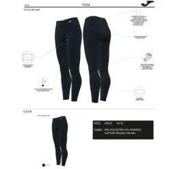 JOMA Mallas Largas Mujer Breath Negro -Deportiva Ropa Tienda 901487.100 6