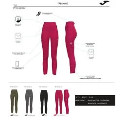 JOMA Pantalón Largo Mujer Explorer Antracita -Deportiva Ropa Tienda 901504.171 10