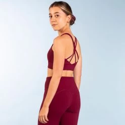 JOMA Sujetador Deportivo Mujer Core Burdeos -Deportiva Ropa Tienda 901594.651 9