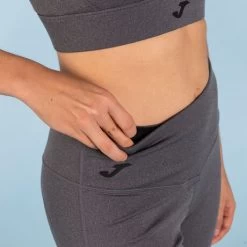 JOMA Mallas Largas Mujer Core Gris Melange -Deportiva Ropa Tienda 901596.150 4