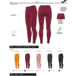 JOMA Mallas Largas Mujer Core Gris Melange -Deportiva Ropa Tienda 901596.150 6