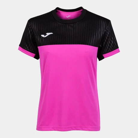 JOMA Camiseta Manga Corta Mujer Montreal Rosa Flúor Negro 12 JOMA Camiseta Manga Corta Mujer Montreal Rosa Flúor Negro - Imagen 10