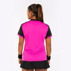 JOMA Camiseta Manga Corta Mujer Montreal Rosa Flúor Negro 15 JOMA Camiseta Manga Corta Mujer Montreal Rosa Flúor Negro -Deportiva Ropa Tienda 901644.030 3