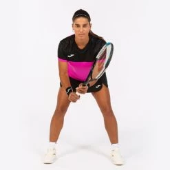 JOMA Camiseta Manga Corta Mujer Montreal Rosa Flúor Negro 17 JOMA Camiseta Manga Corta Mujer Montreal Rosa Flúor Negro -Deportiva Ropa Tienda 901644.030 5