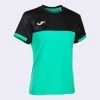JOMA Camiseta Manga Corta Mujer Montreal Verde Negro -Deportiva Ropa Tienda 901644.440 1