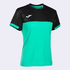 JOMA Camiseta Manga Corta Mujer Montreal Verde Negro
