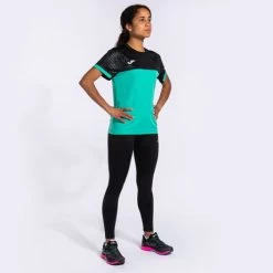 JOMA Camiseta Manga Corta Mujer Montreal Verde Negro 15 JOMA Camiseta Manga Corta Mujer Montreal Verde Negro -Deportiva Ropa Tienda 901644.440 6