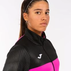 JOMA Chaqueta Mujer Montreal Rosa Flúor Negro -Deportiva Ropa Tienda 901645.030 4