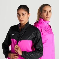 JOMA Chaqueta Mujer Montreal Rosa Flúor Negro -Deportiva Ropa Tienda 901645.030 6