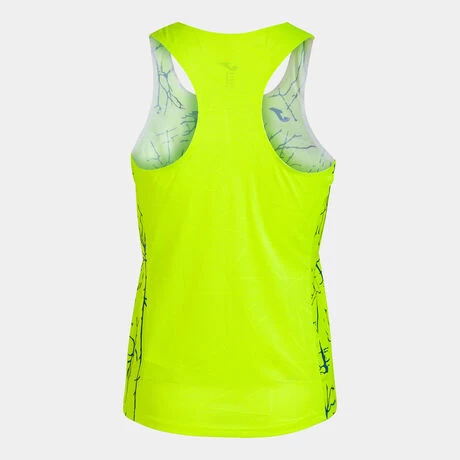 JOMA Camiseta Tirantes Mujer Elite IX Amarillo Flúor 5 JOMA Camiseta Tirantes Mujer Elite IX Amarillo Flúor - Imagen 3