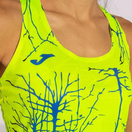 JOMA Camiseta Tirantes Mujer Elite IX Amarillo Flúor 7 JOMA Camiseta Tirantes Mujer Elite IX Amarillo Flúor - Imagen 5