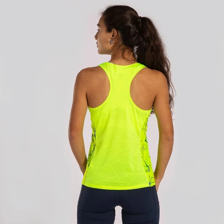 JOMA Camiseta Tirantes Mujer Elite IX Amarillo Flúor 9 JOMA Camiseta Tirantes Mujer Elite IX Amarillo Flúor - Imagen 7
