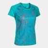 JOMA Camiseta Manga Corta Mujer Elite IX Turquesa -Deportiva Ropa Tienda 901647.725 1