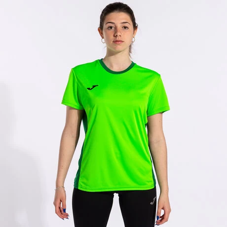 JOMA Camiseta Manga Corta Mujer Winner II Verde Flúor 4 JOMA Camiseta Manga Corta Mujer Winner II Verde Flúor - Imagen 2