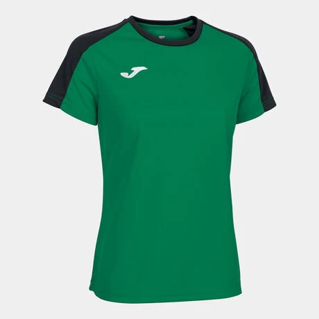 JOMA Camiseta Manga Corta Mujer Eco Championship Verde Negro 3 JOMA Camiseta Manga Corta Mujer Eco Championship Verde Negro