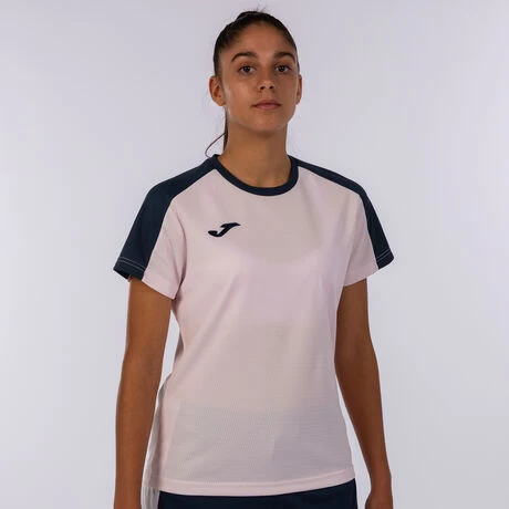 JOMA Camiseta Manga Corta Mujer Eco Championship Rosa Marino 5 JOMA Camiseta Manga Corta Mujer Eco Championship Rosa Marino - Imagen 3